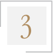 Grafik der Ziffer „3“ in Gold in einem quadratischen Rahmen.